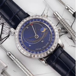 Patek Philippe - Celestial Sky Moon Date Diam 43mm SS/LE Blue Dial AIF A240