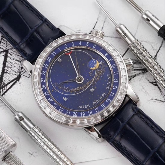 Patek Philippe - Celestial Sky Moon Date Diam 43mm SS/LE Blue Dial AIF A240