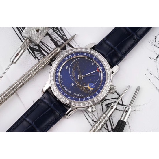 Patek Philippe - Celestial Sky Moon Date Diam 43mm SS/LE Blue Dial AIF A240