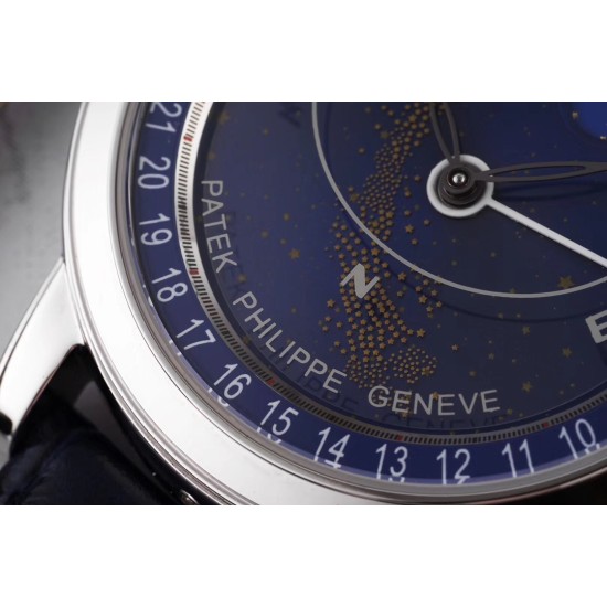 Patek Philippe - Celestial Sky Moon Date 43mm SS/LE Blue Dial AIF A240