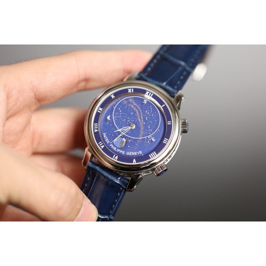 Patek Philippe - Celestial Sky Moon 43mm SS/LE Blue Dial AIF A240