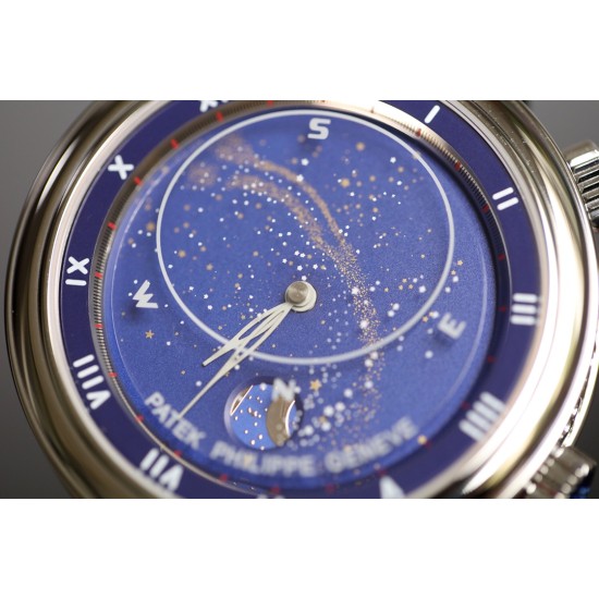 Patek Philippe - Celestial Sky Moon 43mm SS/LE Blue Dial AIF A240