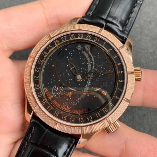 Patek Philippe - Celestial Sky Moon Date 42mm RG/LE Black Dial TZF A240