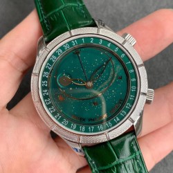 Patek Philippe - Celestial Sky Moon Date 42mm SS/LE Green Dial TZF A240