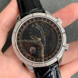 Patek Philippe - Celestial Sky Moon Date 42mm SS/LE Black Dial TZF A240