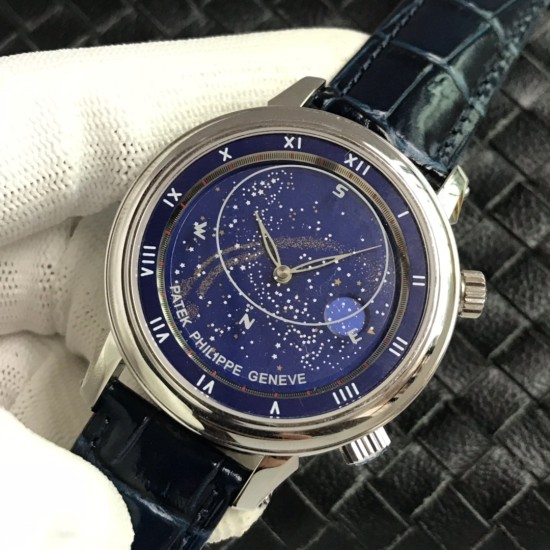 Patek Philippe - Celestial Sky Moon 43mm SS/LE Blue Dial TWF A240