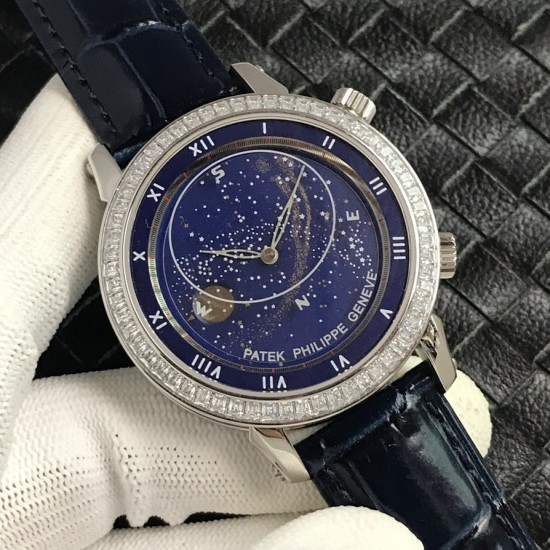 Patek Philippe - Celestial Sky Moon 43mm Diam SS/LE Blue Dial TWF A240