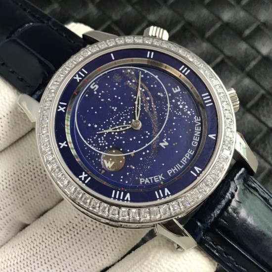 Patek Philippe - Celestial Sky Moon 43mm Diam SS/LE Blue Dial TWF A240