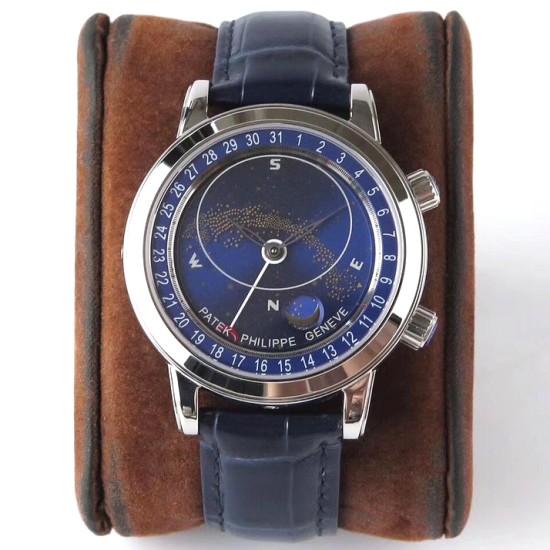 Patek Philippe - Celestial Sky Moon Date 43mm SS/LE Blue Dial AIF A240