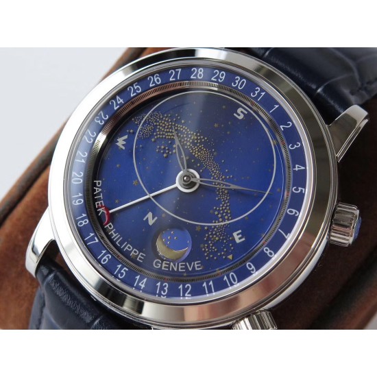 Patek Philippe - Celestial Sky Moon Date 43mm SS/LE Blue Dial AIF A240