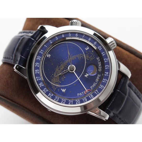 Patek Philippe - Celestial Sky Moon Date 43mm SS/LE Blue Dial AIF A240