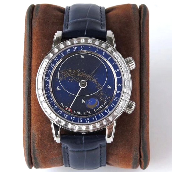 Patek Philippe - Celestial Sky Moon Date Diam 43mm SS/LE Blue Dial AIF A240
