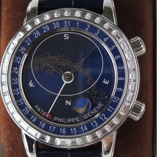 Patek Philippe - Celestial Sky Moon Date Diam 43mm SS/LE Blue Dial AIF A240