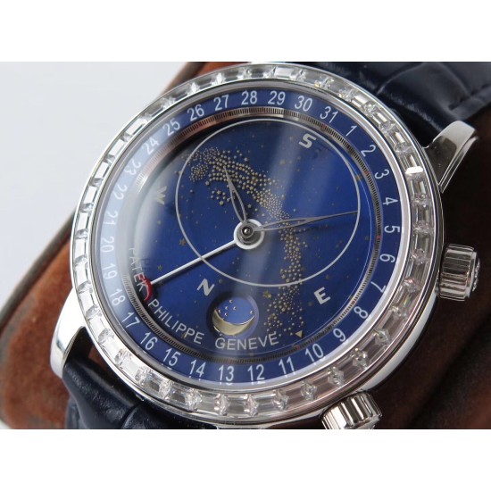 Patek Philippe - Celestial Sky Moon Date Diam 43mm SS/LE Blue Dial AIF A240