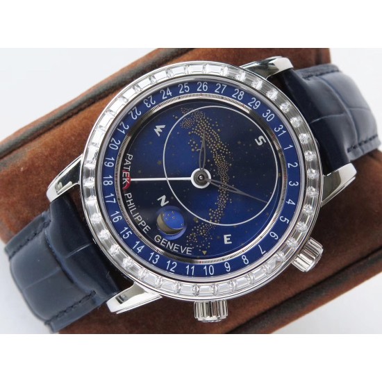 Patek Philippe - Celestial Sky Moon Date Diam 43mm SS/LE Blue Dial AIF A240
