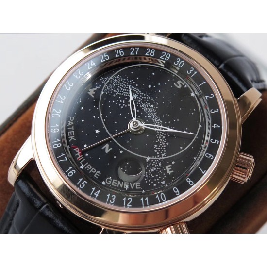 Patek Philippe - Celestial Sky Moon Date 43mm RG/LE Black Dial AIF A240