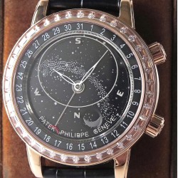 Patek Philippe - Celestial Sky Moon Date 43mm Diam RG/LE Black Dial AIF A240