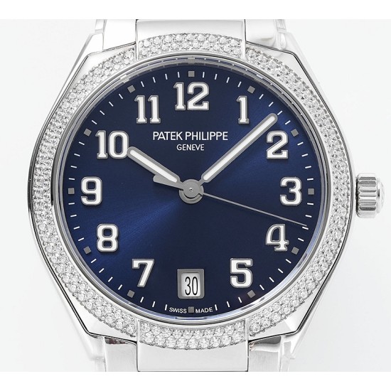 Patek Philippe - TWENTY~4 7300 Ladies 36mm Dia SS/SS Blue Dial PPF 324SC