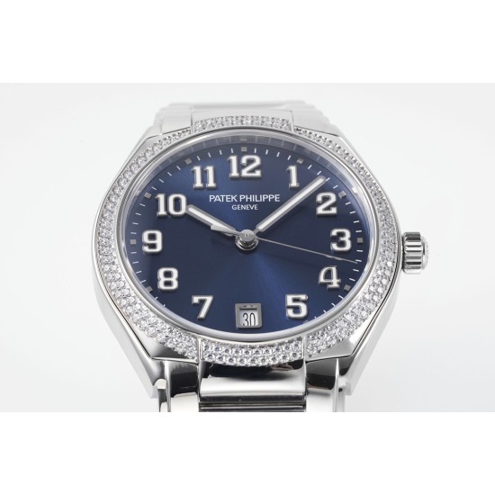 Patek Philippe - TWENTY~4 7300 Ladies 36mm Dia SS/SS Blue Dial PPF 324SC