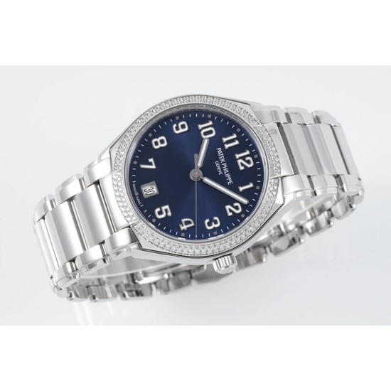 Patek Philippe - TWENTY~4 7300 Ladies 36mm Dia SS/SS Blue Dial PPF 324SC