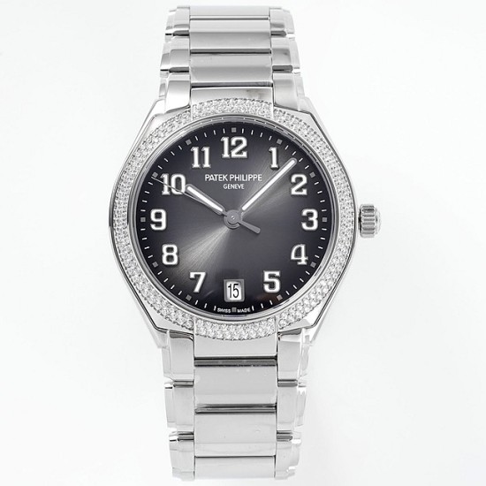 Patek Philippe - TWENTY~4 7300 Ladies 36mm Dia SS/SS Grey Dial PPF 324SC
