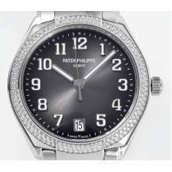 Patek Philippe - TWENTY~4 7300 Ladies 36mm Dia SS/SS Grey Dial PPF 324SC