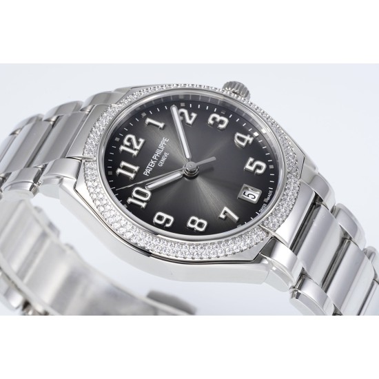Patek Philippe - TWENTY~4 7300 Ladies 36mm Dia SS/SS Grey Dial PPF 324SC