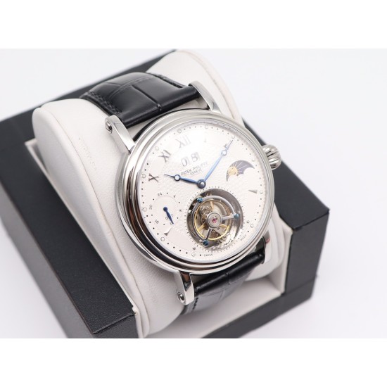Patek Philippe - MoonPhase Day/Night 43mm SS/LE White - Asia HW Tourbillon