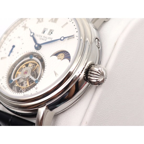 Patek Philippe - MoonPhase Day/Night 43mm SS/LE White - Asia HW Tourbillon