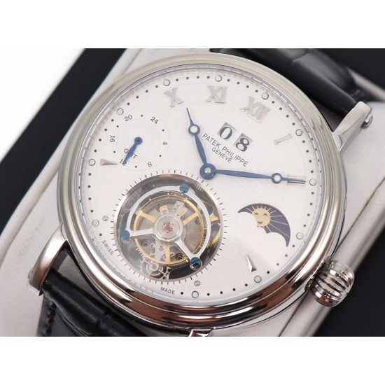 Patek Philippe - MoonPhase Day/Night 43mm SS/LE White - Asia HW Tourbillon