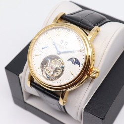 Patek Philippe - MoonPhase Day/Night 43mm YG/LE White - Asia HW Tourbillon