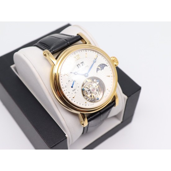 Patek Philippe - MoonPhase Day/Night 43mm YG/LE White - Asia HW Tourbillon