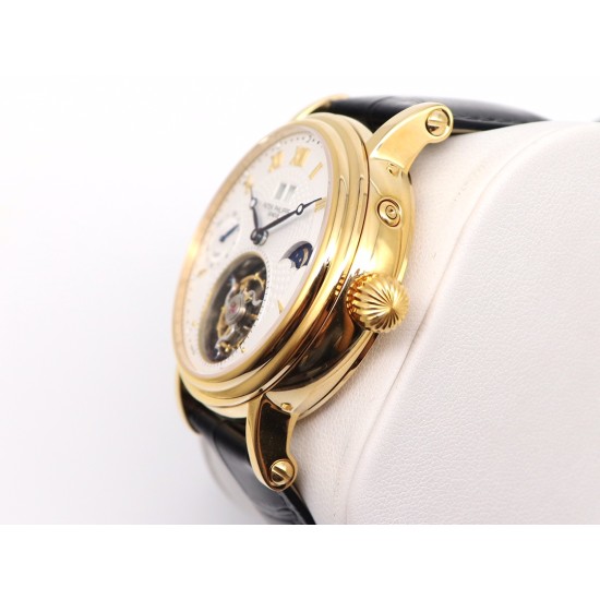 Patek Philippe - MoonPhase Day/Night 43mm YG/LE White - Asia HW Tourbillon