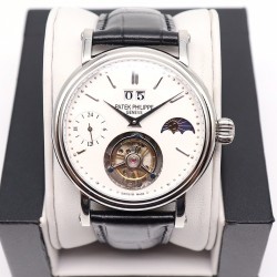 Patek Philippe - MoonPhase Day/Night 43mm SS/LE White - Asia HW Tourbillon