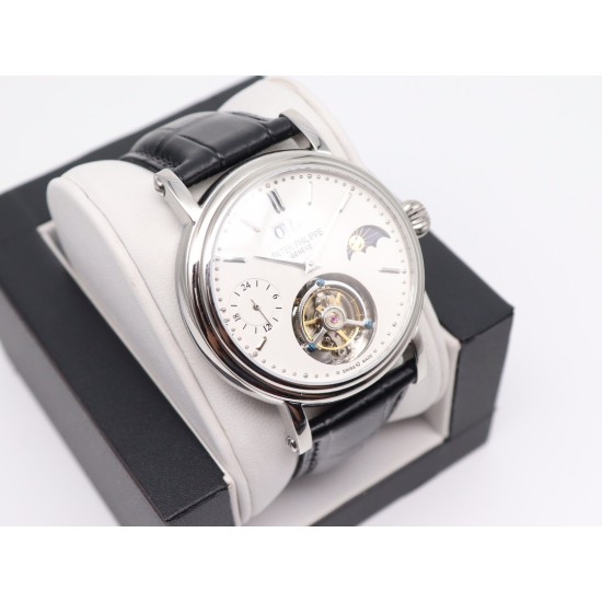 Patek Philippe - MoonPhase Day/Night 43mm SS/LE White - Asia HW Tourbillon