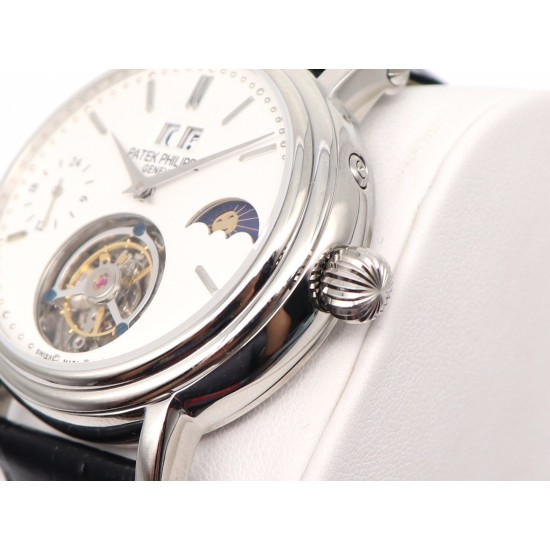 Patek Philippe - MoonPhase Day/Night 43mm SS/LE White - Asia HW Tourbillon