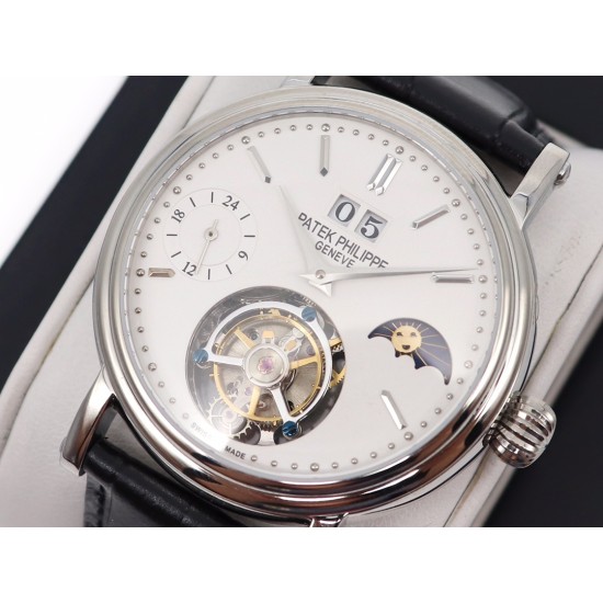 Patek Philippe - MoonPhase Day/Night 43mm SS/LE White - Asia HW Tourbillon