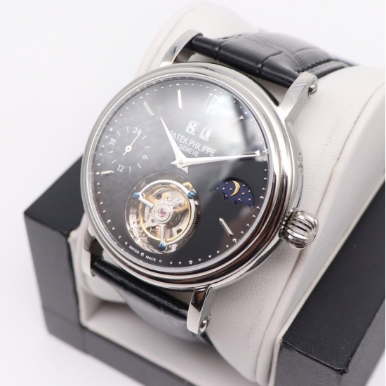 Patek Philippe - MoonPhase Day/Night 43mm SS/LE Black - Asia HW Tourbillon
