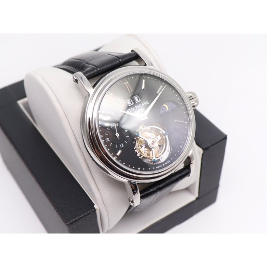 Patek Philippe - MoonPhase Day/Night 43mm SS/LE Black - Asia HW Tourbillon
