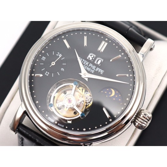 Patek Philippe - MoonPhase Day/Night 43mm SS/LE Black - Asia HW Tourbillon