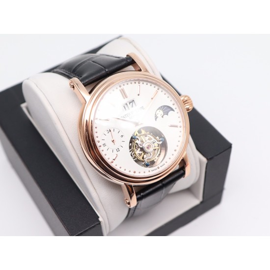 Patek Philippe - MoonPhase Day/Night 43mm RG/LE White - Asia HW Tourbillon