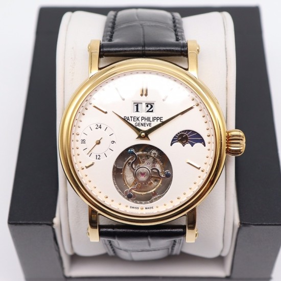 Patek Philippe - MoonPhase Day/Night 43mm YG/LE White - Asia HW Tourbillon