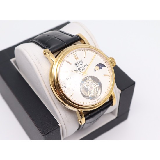 Patek Philippe - MoonPhase Day/Night 43mm YG/LE White - Asia HW Tourbillon