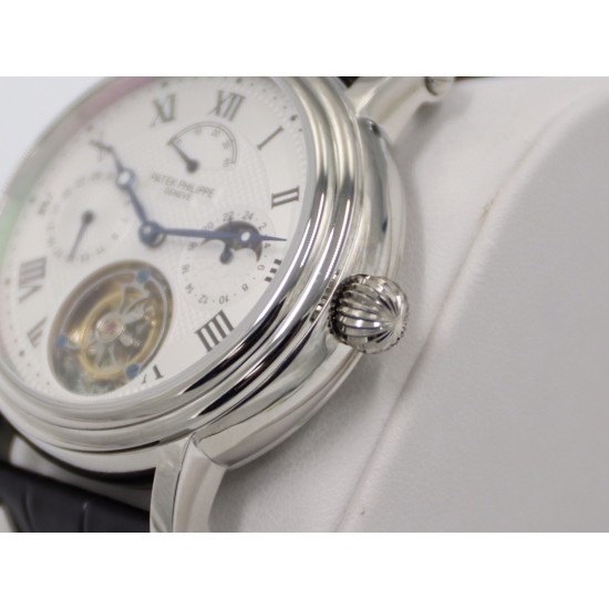Patek Philippe - Complication Series MoonPhase 42mm SS/LE White Dial Asia Tourbillon