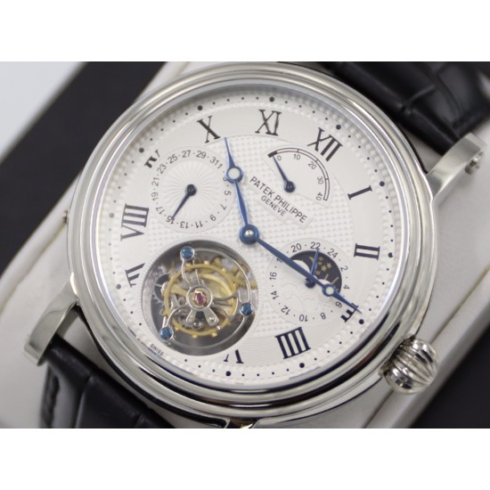 Patek Philippe - Complication Series MoonPhase 42mm SS/LE White Dial Asia Tourbillon