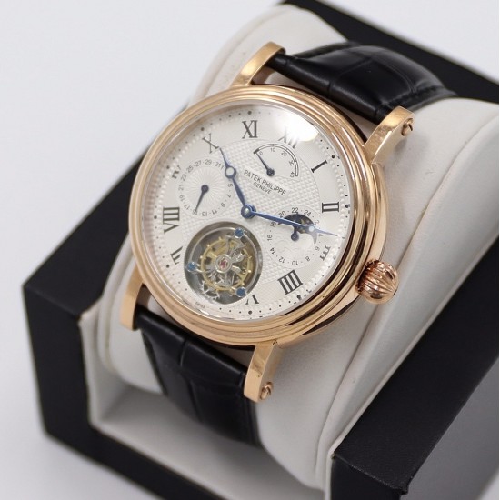 Patek Philippe - Complication Series MoonPhase 42mm RG/LE White Dial Asia Tourbillon