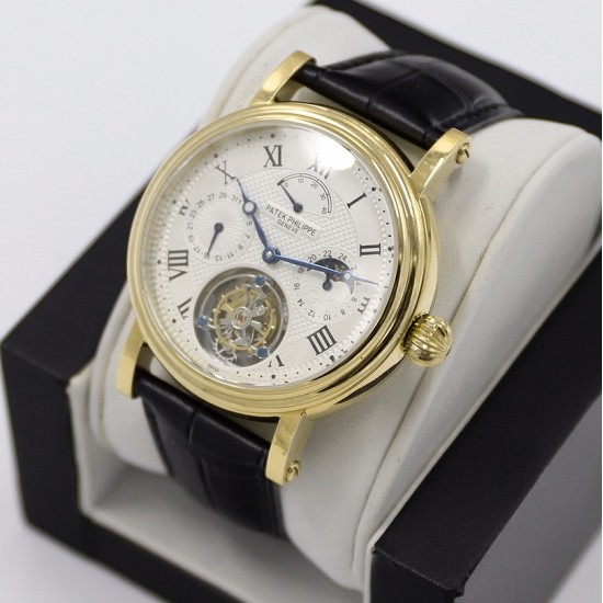 Patek Philippe - Complication Series MoonPhase 42mm YG/LE White Dial Asia Tourbillon