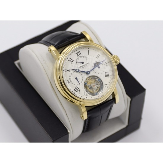 Patek Philippe - Complication Series MoonPhase 42mm YG/LE White Dial Asia Tourbillon