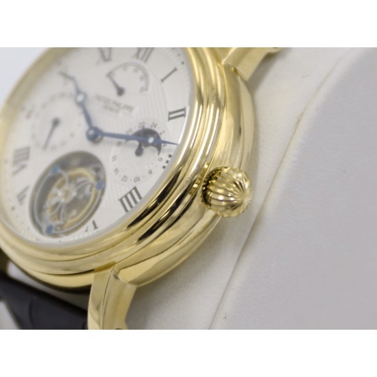 Patek Philippe - Complication Series MoonPhase 42mm YG/LE White Dial Asia Tourbillon