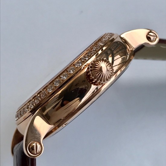 Patek Philippe - Complication Series MoonPhase 42mm Diamonds RG/LE White Dial Asia Tourbillon